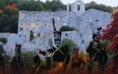 II recreación teatralizada de la quema de Santa Catalina durante la primera guerra carlista