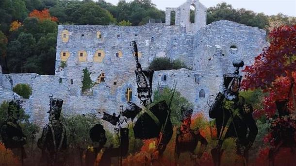 II recreación teatralizada de la quema de Santa Catalina durante la primera guerra carlista