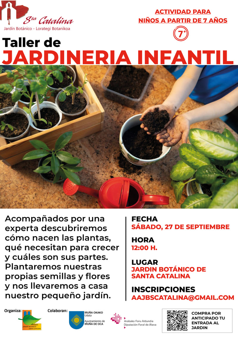 taller jardineria infantil